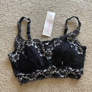Rhonda Shear Lace Bra with padded cups